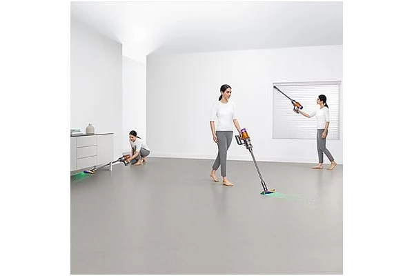 Odkurzacz DYSON V12 Absolute Detect Slim pionowy z pojemnikiem Stalowo-złoty