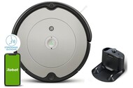 Odkurzacz iRobot 698 Roomba robot sprzątający z pojemnikiem czarno-szary