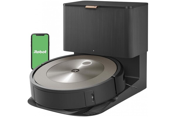 Odkurzacz iRobot J9+ Roomba robot sprzątający z pojemnikiem szary