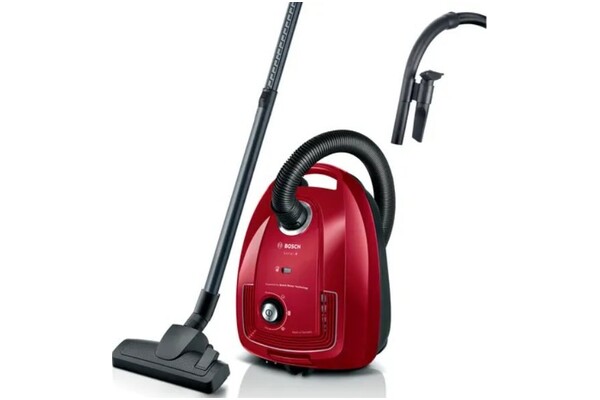Odkurzacz Bosch BGB38RD2 Serie 4 tradycyjny workowy 600W czerwony
