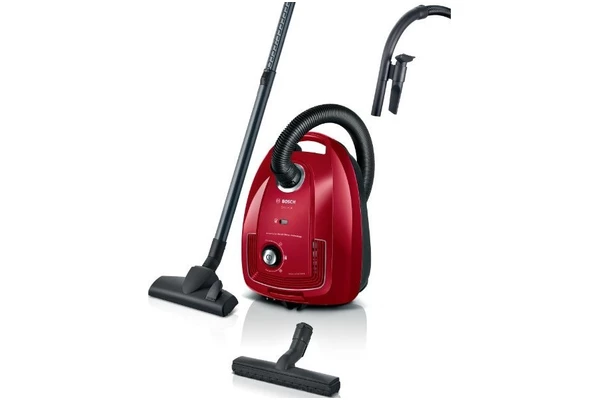 Odkurzacz Bosch BGD38RD1H tradycyjny workowy 600W czerwony