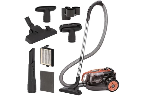 Odkurzacz MPM MOD25 tradycyjny z pojemnikiem 750W Czarno-miedziany