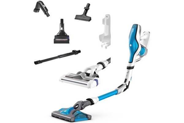 Odkurzacz Tefal TY9490 Air Force 360 Flex Aqua pionowy z pojemnikiem Biało-niebieski