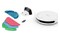 Odkurzacz Tefal RG7387WH Xplorer Serie 50 robot sprzątający z pojemnikiem biały