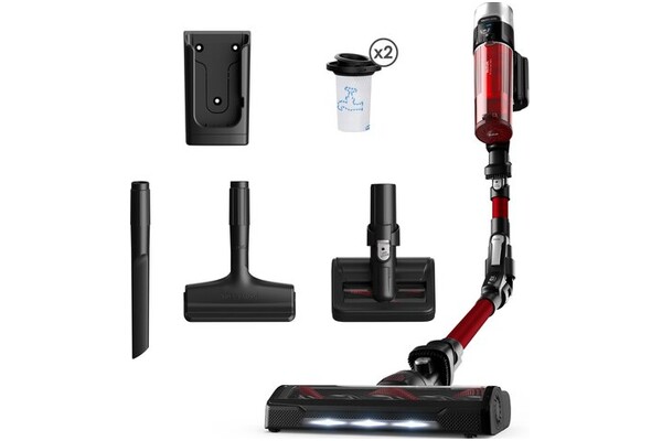 Odkurzacz Tefal TY2079 X-Force 9.60 Flex Animal Care pionowy z pojemnikiem czerwono-czarny