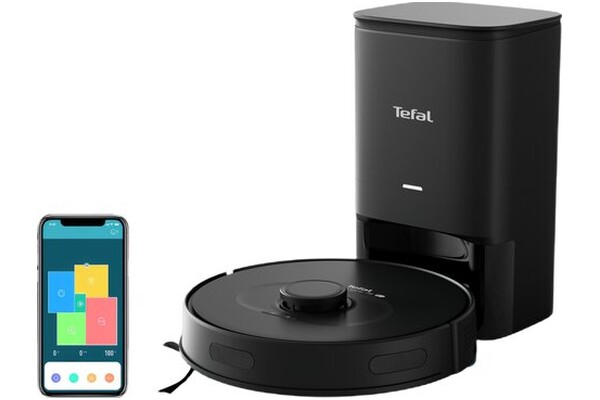 Odkurzacz Tefal RG8595 Xplorer Serie 75 robot sprzątający z pojemnikiem czarny