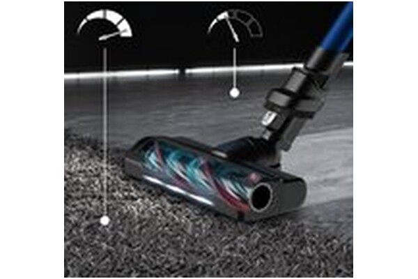 Odkurzacz Tefal TY20C4 X-Force 9.60 Flex Aqua pionowy z pojemnikiem czarno-niebieski
