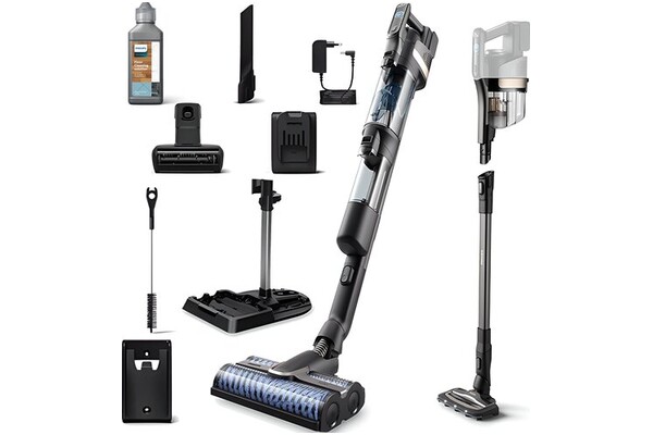 Odkurzacz Philips XW938301 AquaTrio pionowy z pojemnikiem czarny
