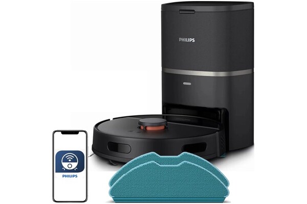 Odkurzacz Philips XU310001 Aqua 3000 robot sprzątający z pojemnikiem czarny