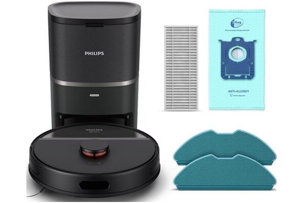 Odkurzacz Philips XU310001 Aqua 3000 robot sprzątający z pojemnikiem czarny