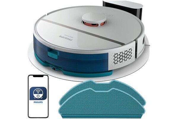 Odkurzacz Philips XU300002 Aqua 3000 robot sprzątający z pojemnikiem szary
