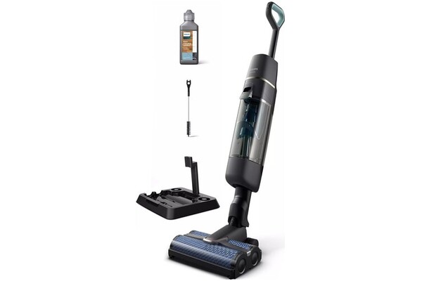 Odkurzacz Philips XW711001 AquaTrio 7000 pionowy z pojemnikiem czarny