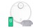 Odkurzacz Xiaomi S10 Mi Robot Vacuum robot sprzątający z pojemnikiem 45W biały