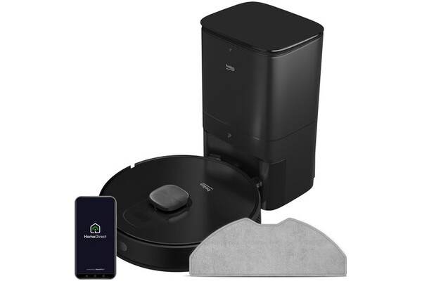 Odkurzacz Beko VRR80214VB RoboSmart robot sprzątający z pojemnikiem czarny