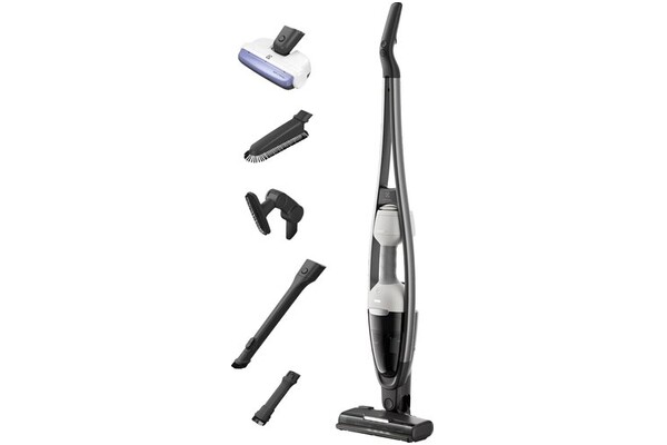 Odkurzacz Electrolux ES62HB25UV Hygienic 600 pionowy z pojemnikiem czarno-biały