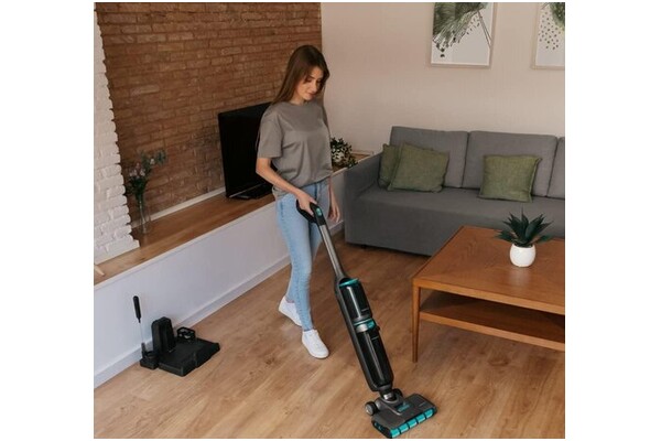 Odkurzacz Cecotec Freego Wash&Vacuum Spray pionowy z pojemnikiem szary