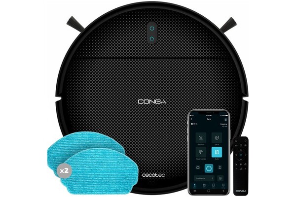 Odkurzacz Cecotec 999 Conga robot sprzątający z pojemnikiem czarny