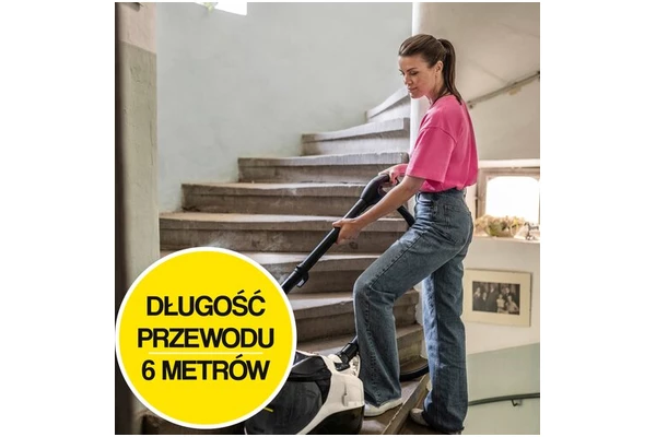 Odkurzacz Kärcher SV7 Premium tradycyjny z pojemnikiem 2200W Biało-szary