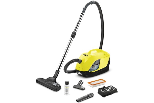 Odkurzacz Kärcher DS6 tradycyjny z pojemnikiem 650W żółty