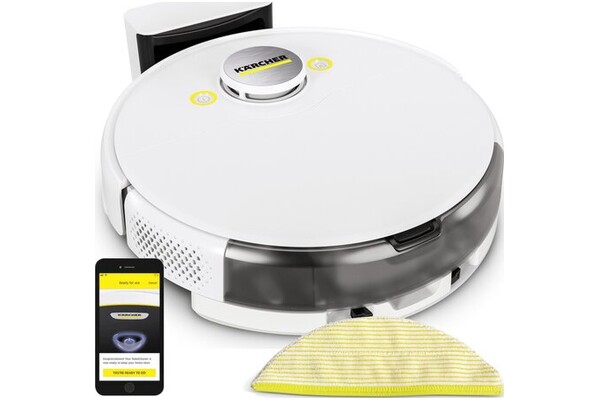 Odkurzacz Karcher RCV5 robot sprzątający z pojemnikiem biały