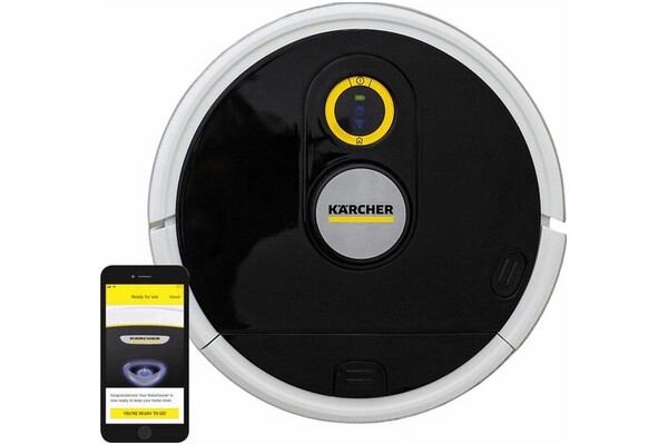 Odkurzacz Karcher RCF3 robot sprzątający z pojemnikiem biało-czarny