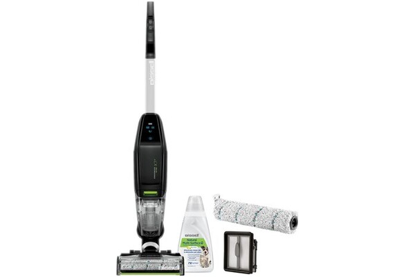 Odkurzacz BISSELL 3400N CrossWave Plus Cordless Pet Pro pionowy z pojemnikiem czarno-biały