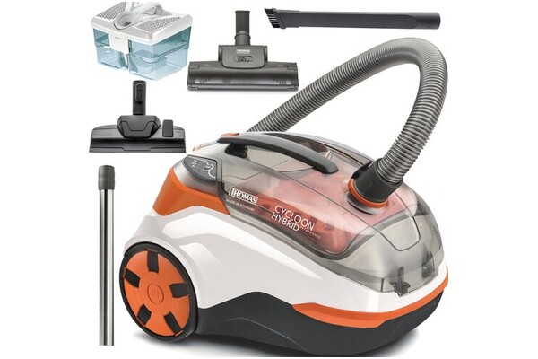 Odkurzacz THOMAS Cycloon Hybrid Pet&Friends tradycyjny z pojemnikiem 1700W Biało-pomarańczowy