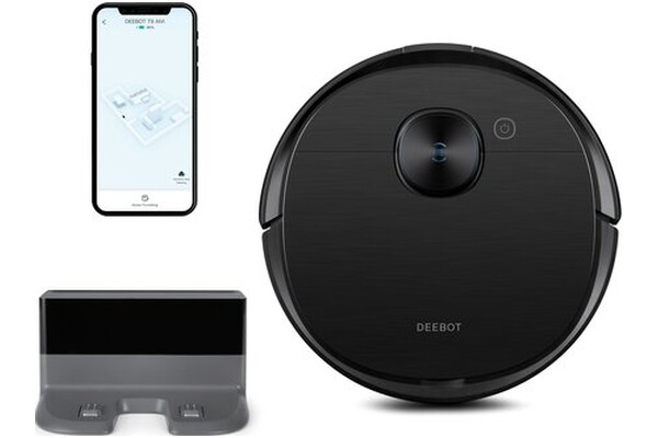 Odkurzacz ECOVACS T9 Deebot Deebot Aivi robot sprzątający z pojemnikiem 50W czarny