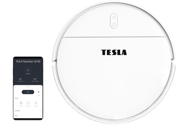 Odkurzacz TESLA IQ100 RoboStar robot sprzątający z pojemnikiem biały