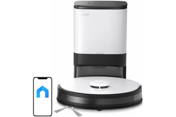 Odkurzacz TP-LINK RV30 Tapo Plus robot sprzątający z pojemnikiem 45W biało-czarny