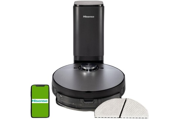 Odkurzacz Hisense RVCLS144AB robot sprzątający z pojemnikiem czarny