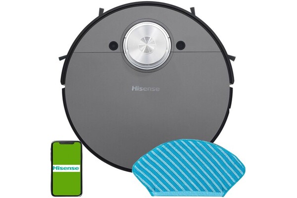 Odkurzacz Hisense RVCL144AB robot sprzątający z pojemnikiem czarny