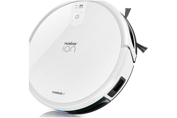 Odkurzacz Niceboy ION Charles i7 robot sprzątający z pojemnikiem 30W biały