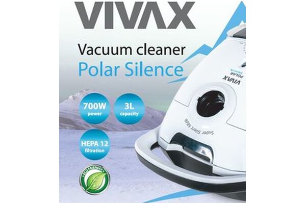 Odkurzacz VIVAX VC7004A tradycyjny workowy 700W biały
