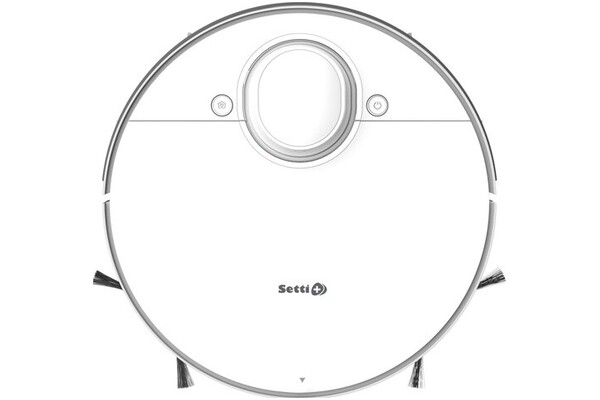 Odkurzacz Setti+ RV800 robot sprzątający z pojemnikiem biało-czarny