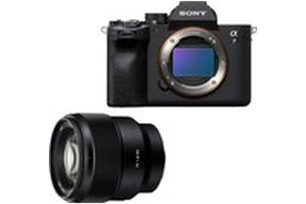 Aparat bezlusterkowy Sony ILCE-7 - czarny + 24-105