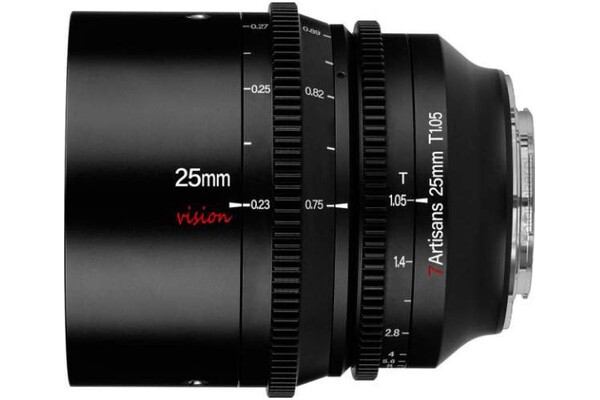 Obiektyw 7Artisans Sony E T1.05 25mm