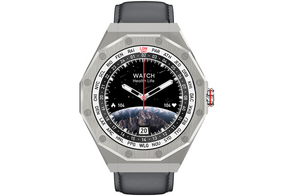 Smartwatch KIANO Watch 1.45" srebrno-czarny