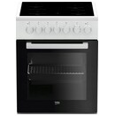 Kuchnia Beko FSM57100GW płyta Ceramiczna, piekarnik elektryczny
