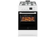Kuchnia Electrolux LKK560203W płyta gazowa, piekarnik elektryczny