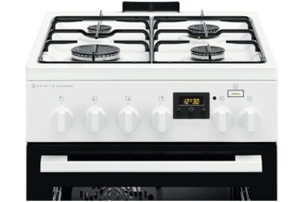 Kuchnia Electrolux LKK560203W płyta gazowa, piekarnik elektryczny