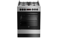 Kuchnia Beko FSM62320DSS płyta gazowa, piekarnik elektryczny