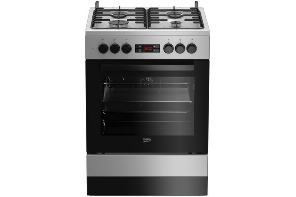 Kuchnia Beko FSM62320DSS płyta gazowa, piekarnik elektryczny