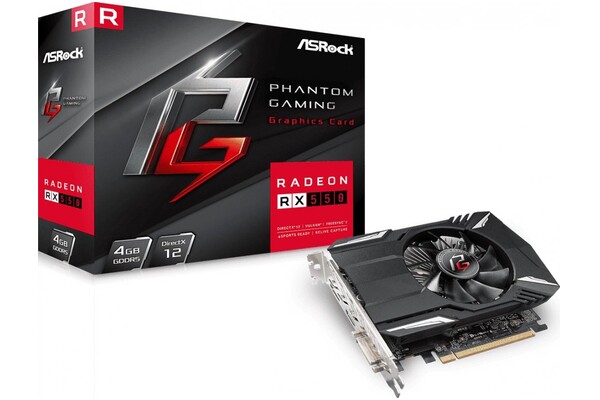 Karta graficzna ASrock RX 550 Phantom Gaming 4GB GDDR5