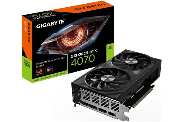 Karta graficzna GIGABYTE RTX 4070 V2 Windforce OC 12GB GDDR6