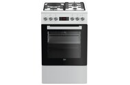 Kuchnia Beko FSE53320DWCS płyta gazowa, piekarnik elektryczny