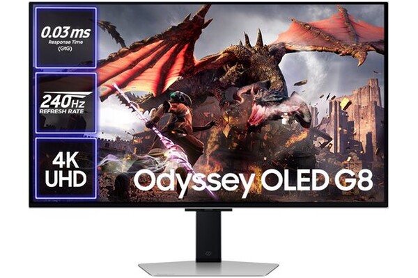 Monitor 31.6" Samsung LS32DG802SUXDU srebrno-czarny