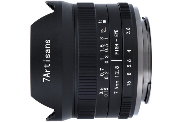 Obiektyw 7Artisans Canon EOS II f/2.8 7.5mm Canon EF-M