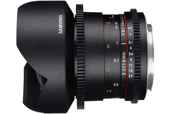 Obiektyw SAMYANG T3.1 14mm VDSLR II Sony E