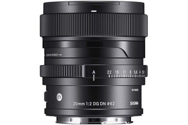 Obiektyw SIGMA f/2.0 20mm DG DN Sony E